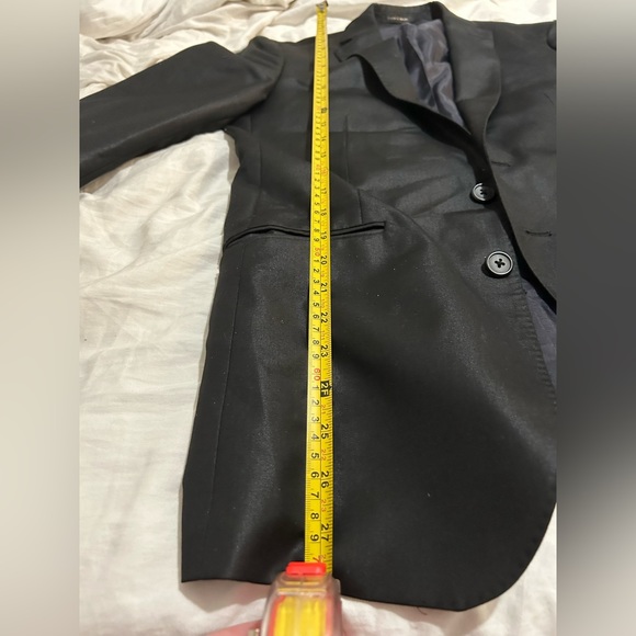 Men's Zara Black Double Button Lined Sport Jacket With Pockets Size 36 - Picture 12 of 13